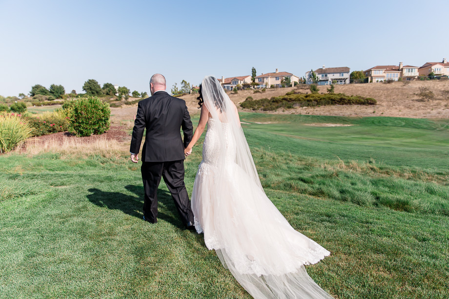 the Bridges Golf Club wedding ceremony recessional