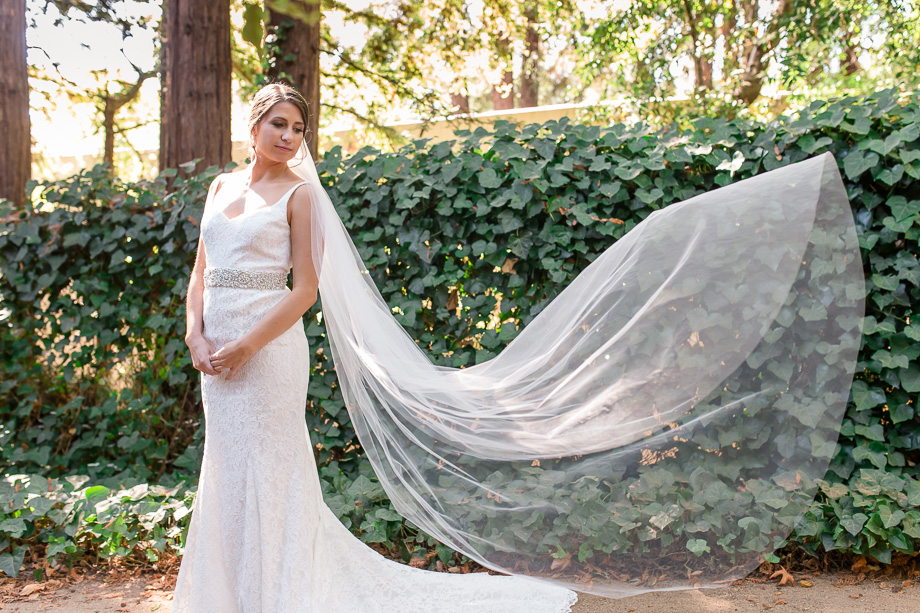 bridal portrait at Milly Valley Outdoor Art Club