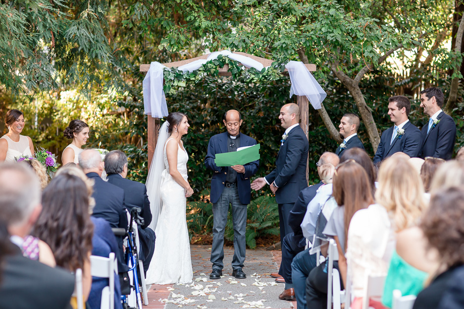 outdoor art club wedding ceremony