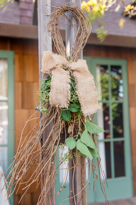 little plant decor at the outdoor courtyard