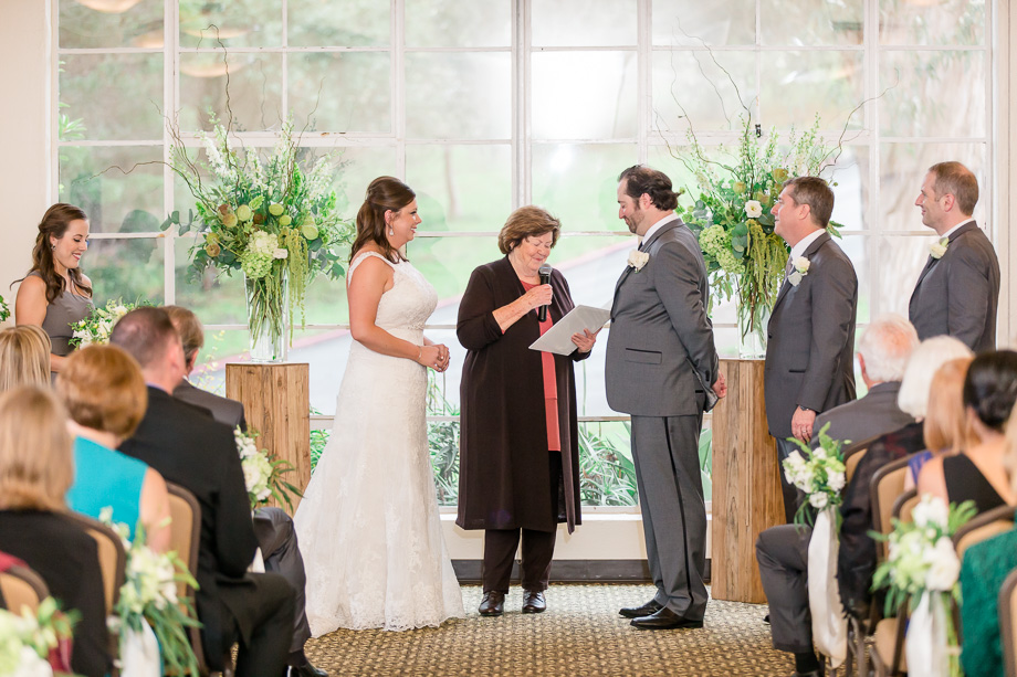 Golden Gate Club wedding ceremony