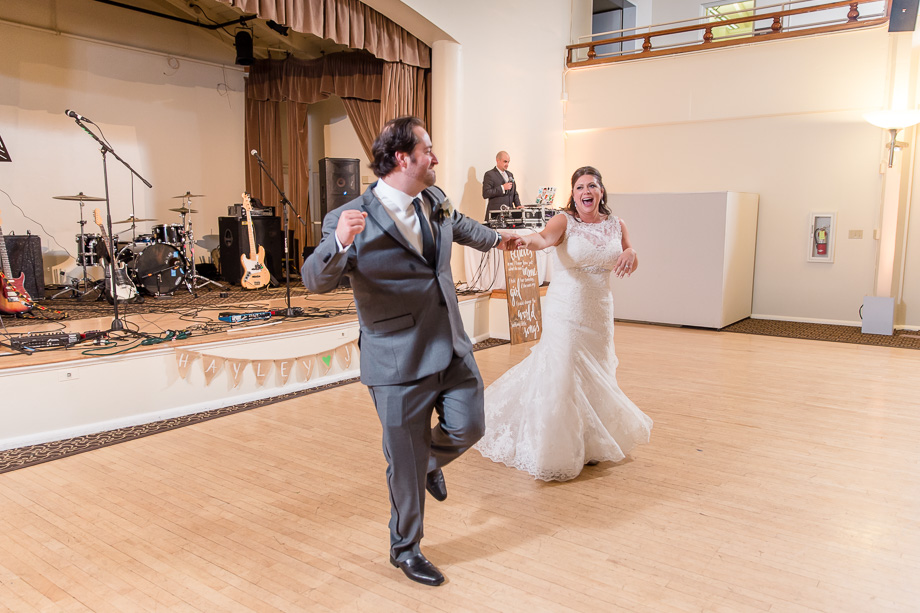 a happy wedding first dance