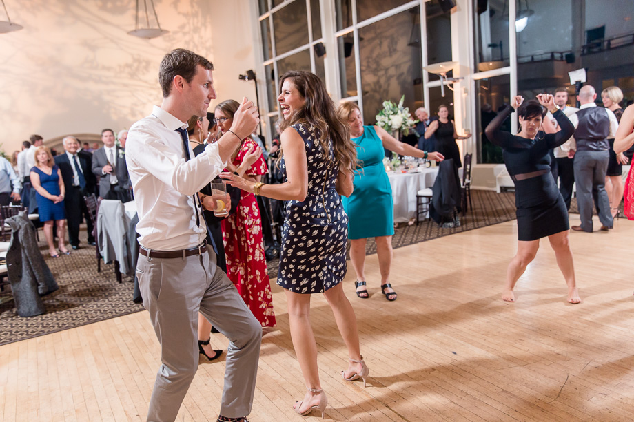 wedding reception dance party at Presidio Golden Gate Club