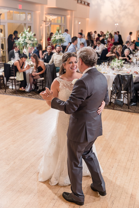 bride and father dance
