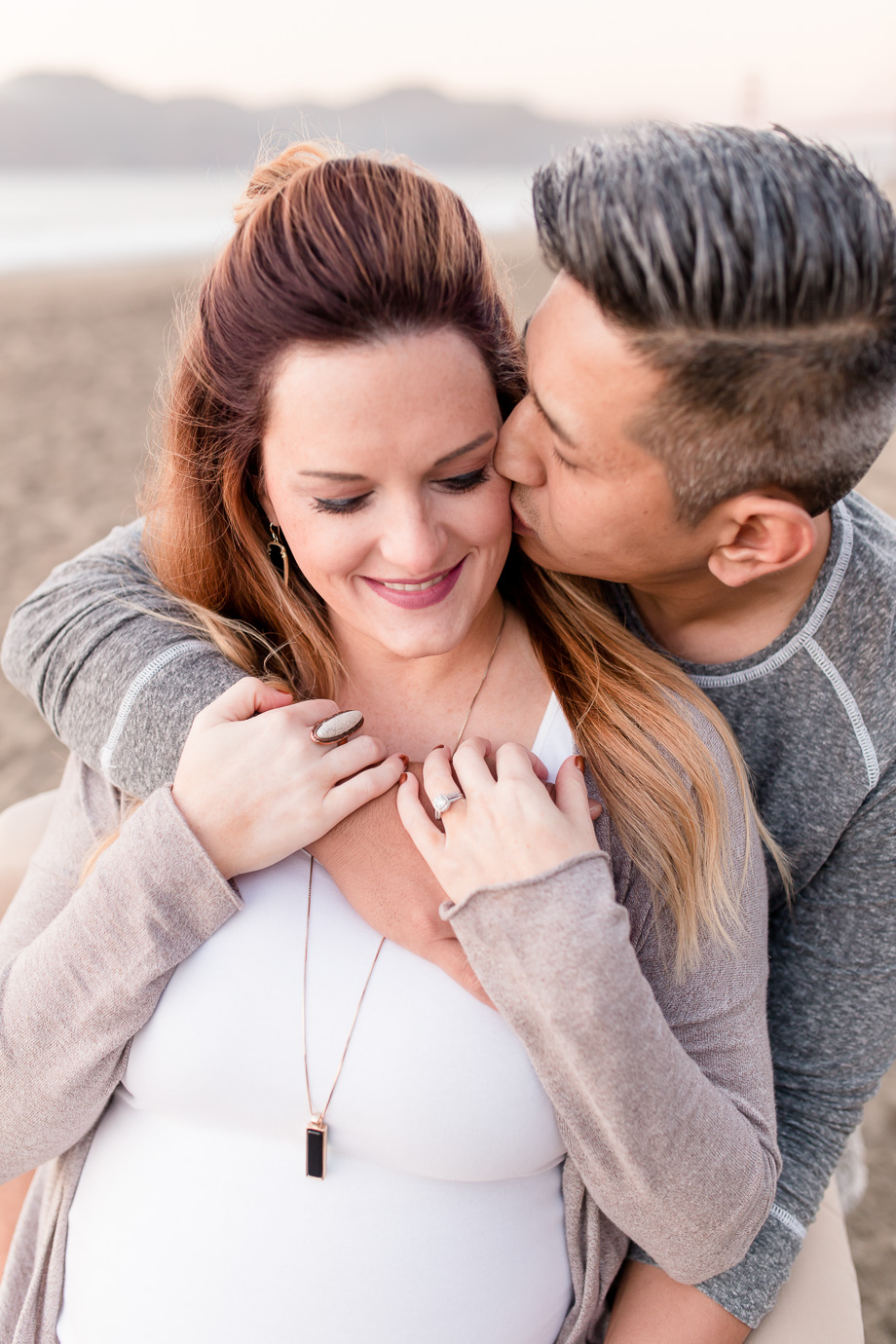 romantic couple portrait
