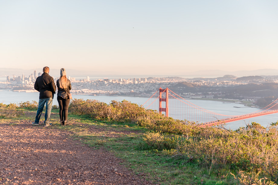 best spot overlooking golden gate bridge and the san francisco bay