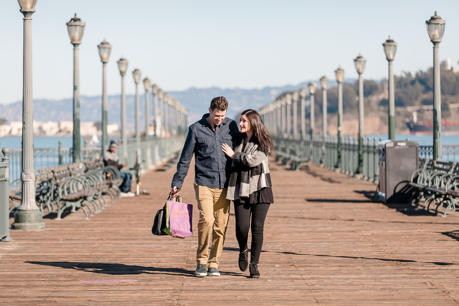 couple walking towards another batch of surprises