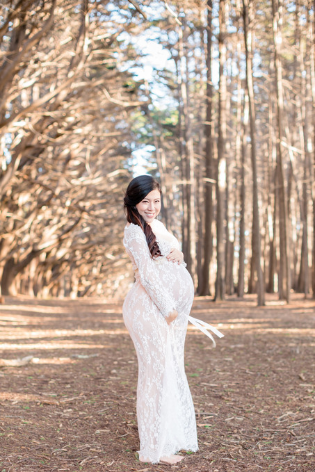 Half Moon Bay maternity photo
