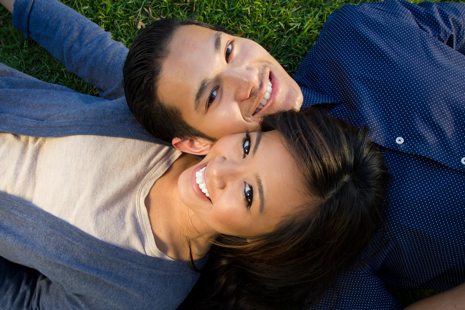 Love this glowing picture of Fatimah and Hendy - Shoreline Park, Mountain View