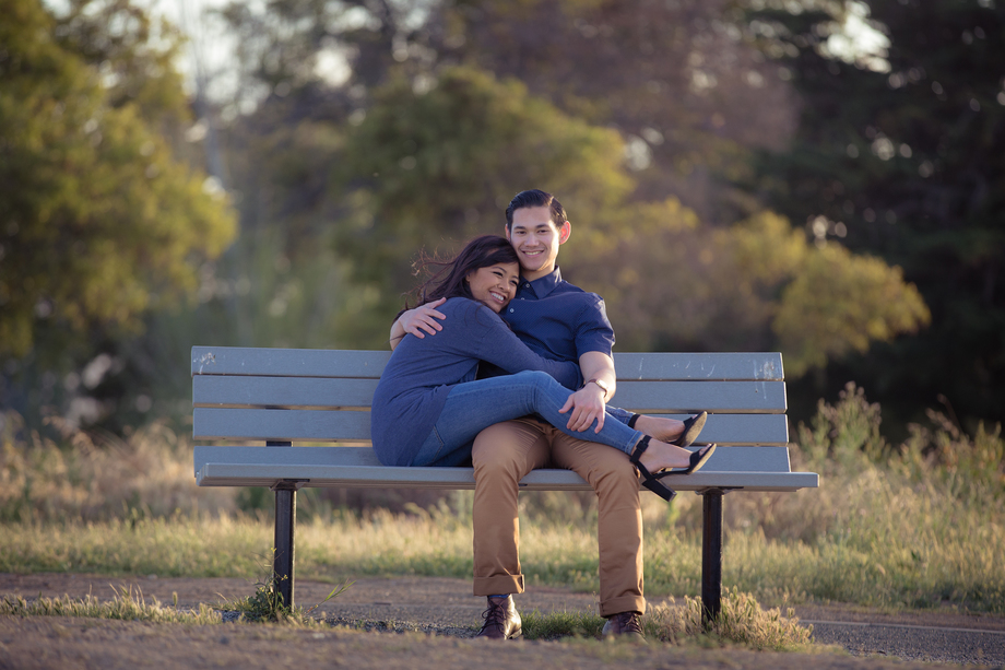 Bench shot - Shoreline Park, Mountain View
