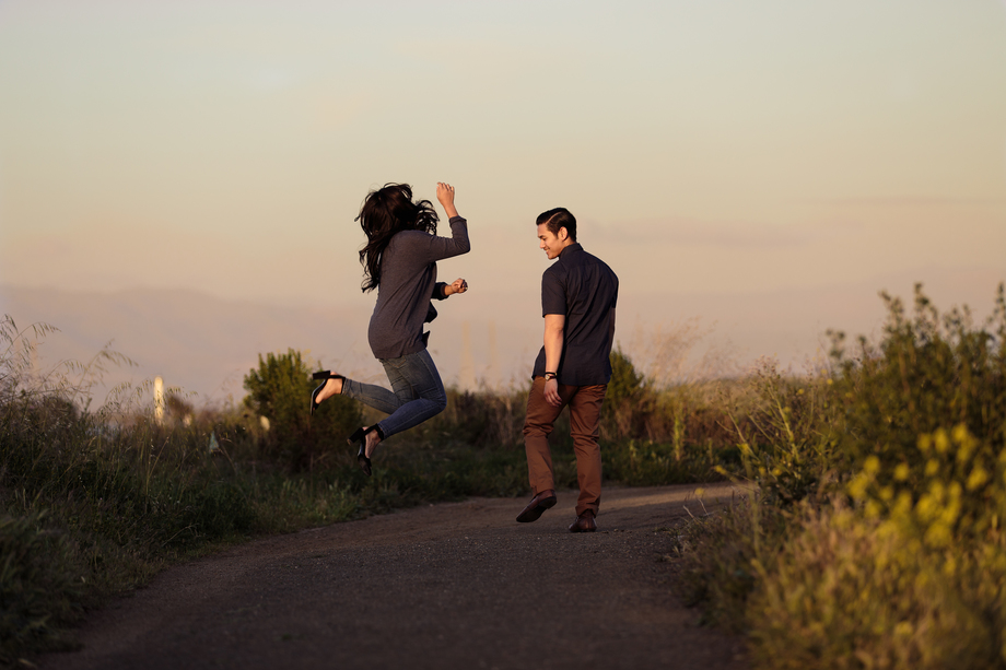 Jumping shot - Shoreline Park, Mountain View