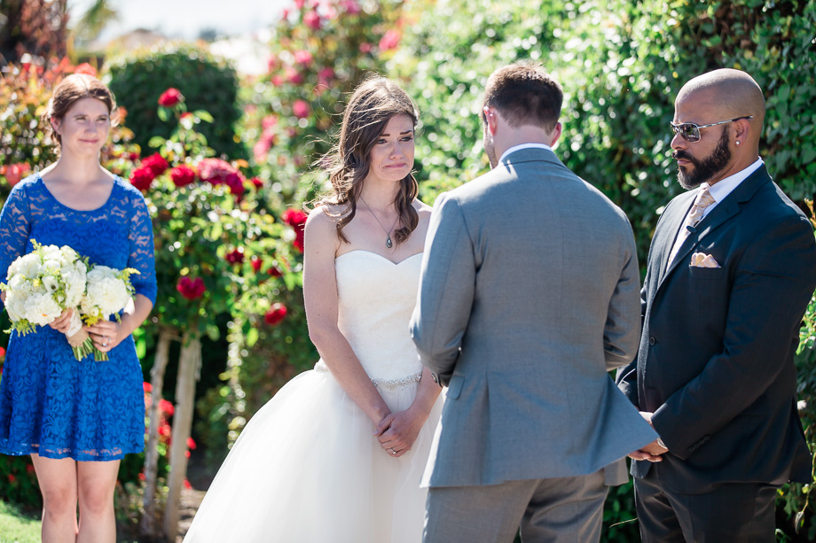 bride cried to grooms vows