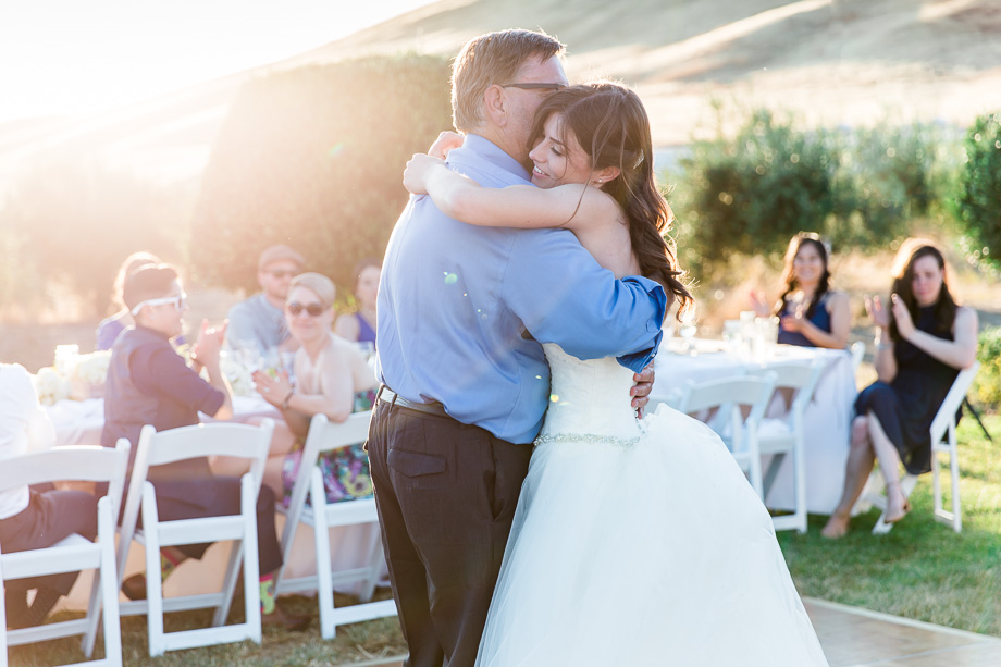 a beautiful father daughter dancing moment at purple orchid resort and spa