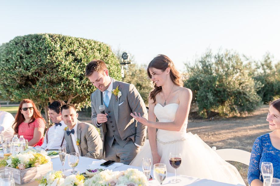 newlyweds thank you toast