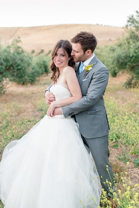 sunset wedding portrait - Livermore wedding photographer