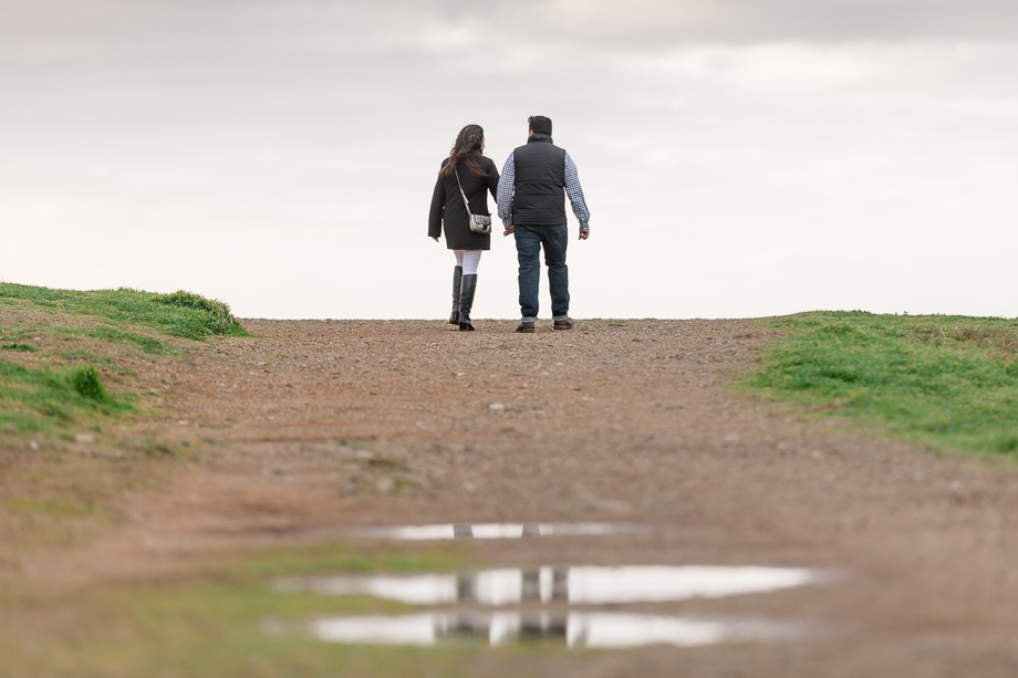romantic moment leading up to the san francisco surprise proposal