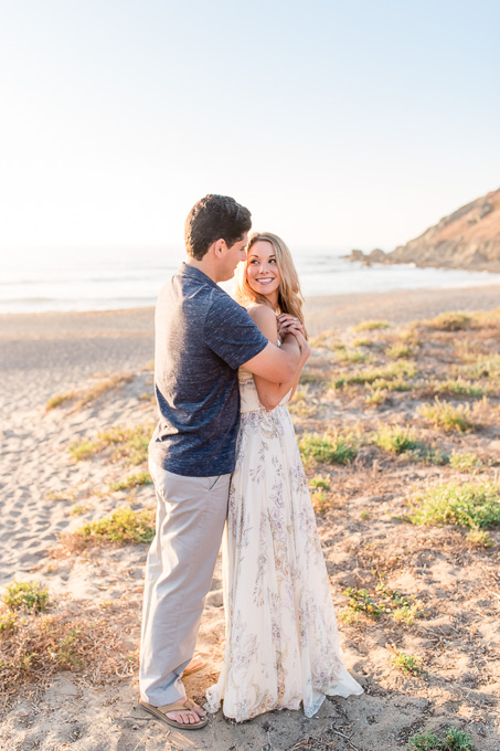norcal wedding photographer - favorite engagement session on california coastal beach