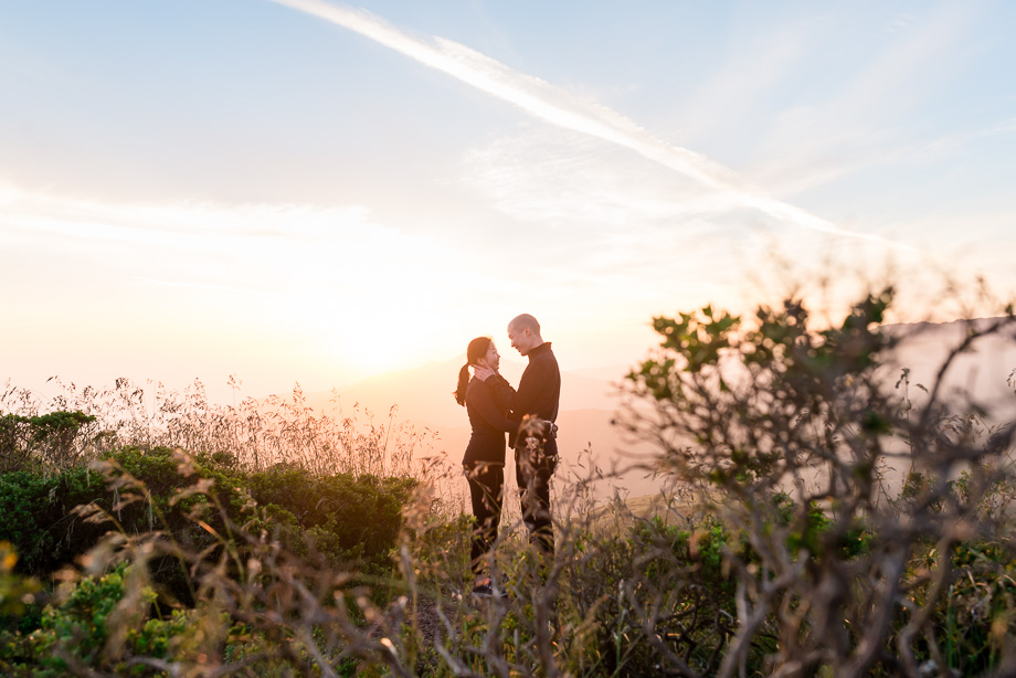 unfiltered moment of joy and love after the proposal